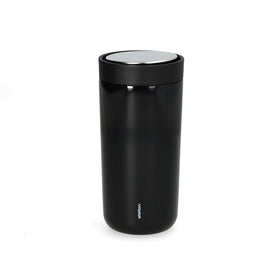 Stelton - To Go Click Vakuum-Isolierbecher 0,4 l schwarz Stelton - To Go Click Thermosfles 0.4 l. - Zwart Thermosfles Stelton