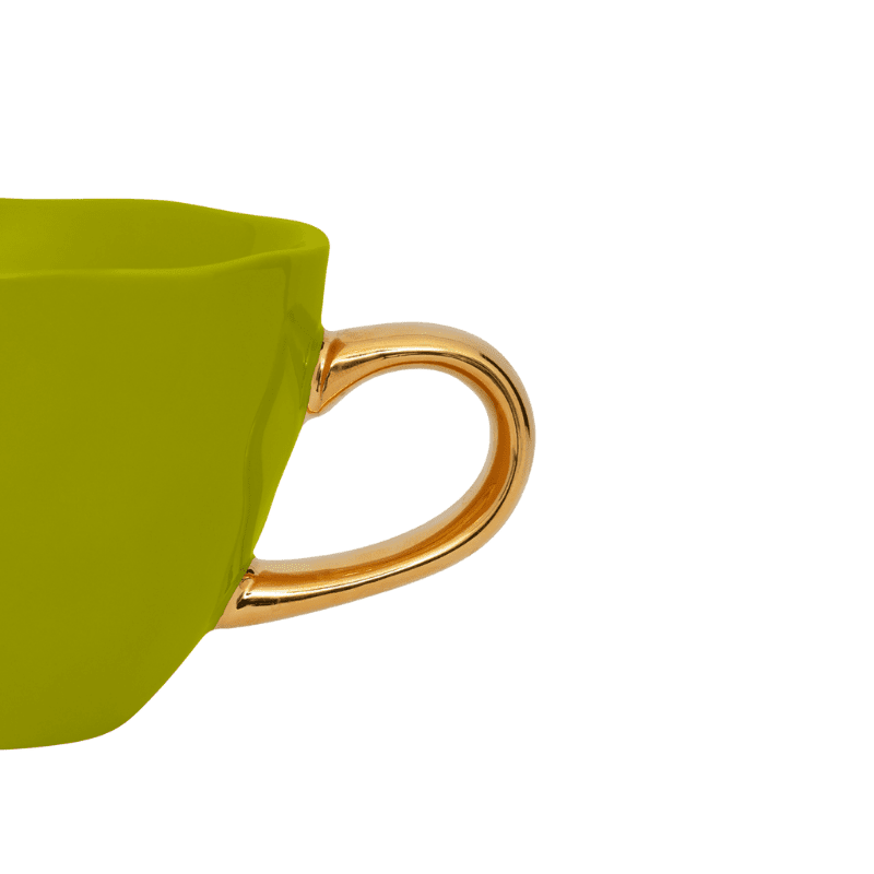 Culture de la nature en ville - Bonjour - Mug cappuccino - Culture de la nature aux pois cassés