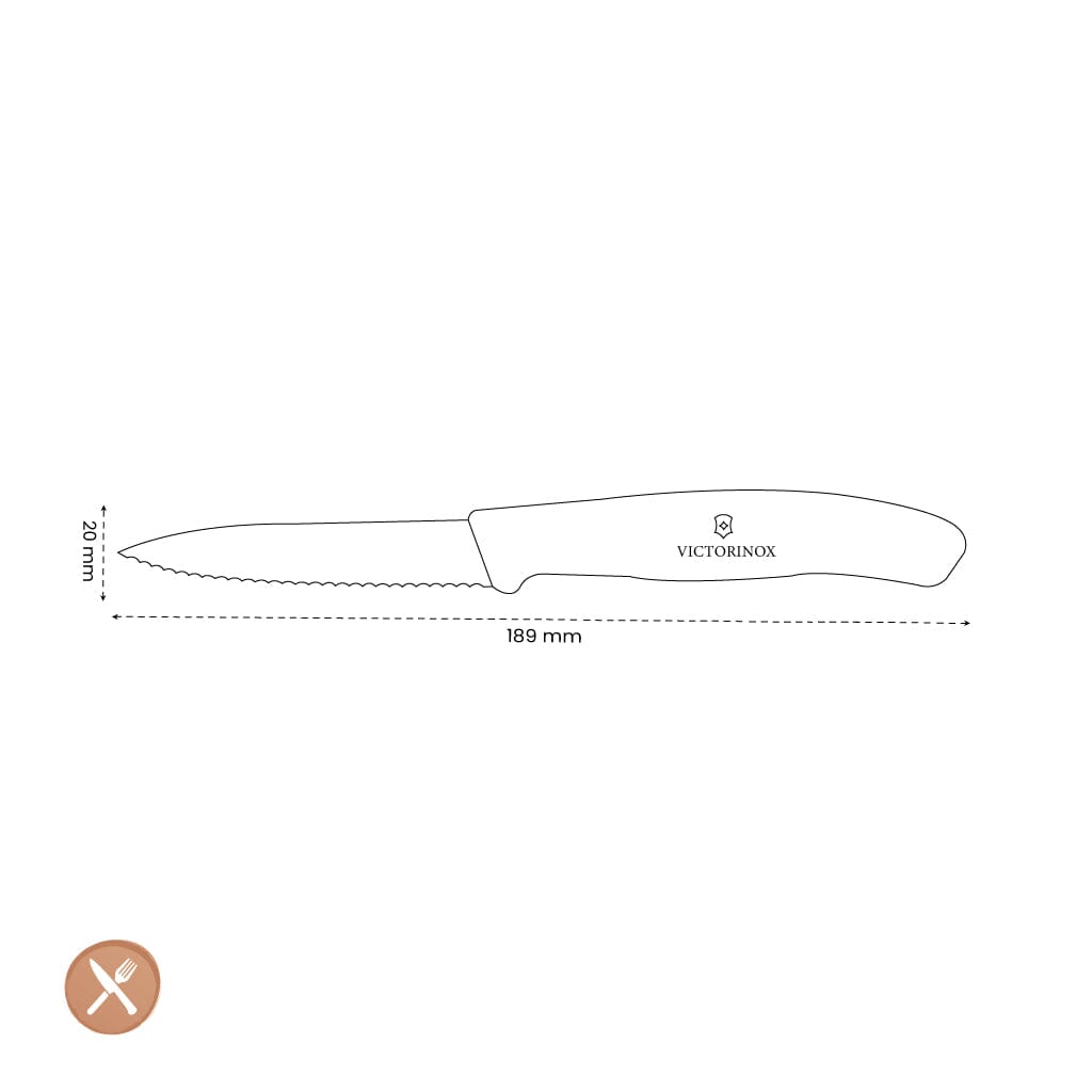 Victorinox - Tomatenmes Swiss Classic Geel 8 cm Victorinox