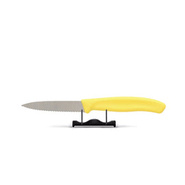 Victorinox - Schälmesser Swiss Classic Gelb mit Wellenschliff Victorinox - Tomatenmes Swiss Classic Geel 8 cm Victorinox