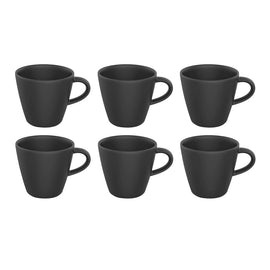 Villeroy & Boch - Manufacture Rock - Kaffeebecher 220ml Villeroy & Boch - Manufacture Rock - Koffiemok 160ml, Set van 6 Villeroy & Boch