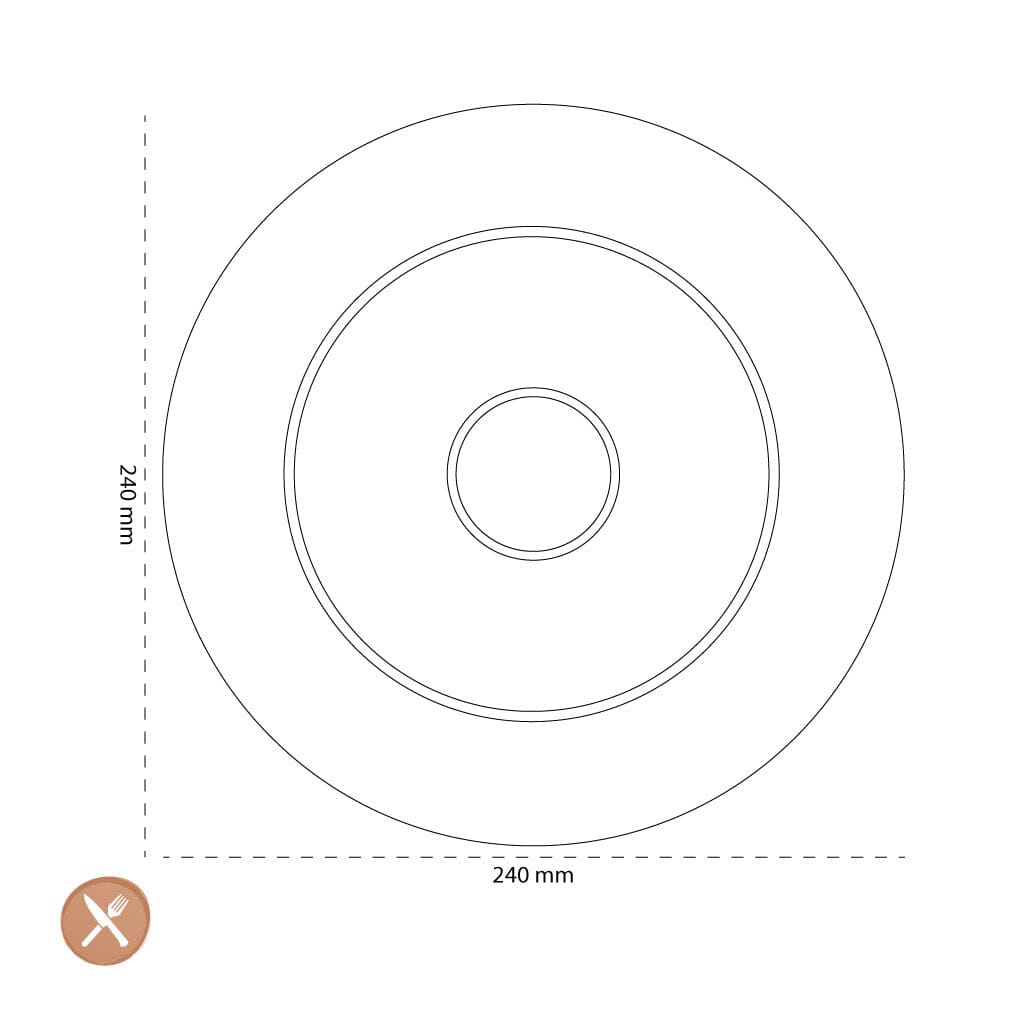 Villeroy & Boch - Perlemor Coral Ontbijtborden 6 stuks 24cm Ontbijtborden Villeroy & Boch