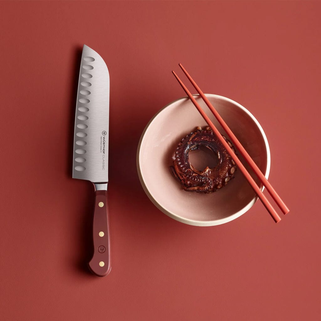 Wusthof - Classic Colour 7-delige messenset met blok Tasty Sumac Messenset met blok Wusthof