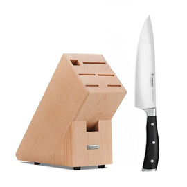 Wüsthof - Classic Ikon Kochmesser 20 cm + Gratis brauner Messerblock Wusthof - Classic Ikon Koksmes 20cm + Gratis bruin messenblok Koksmes Wusthof