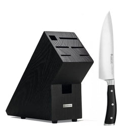 Wüsthof - Classic Ikon Kochmesser 20 cm + Gratis schwarzer Messerblock Wusthof - Classic Ikon Koksmes 20cm + Gratis zwart messenblok Wusthof