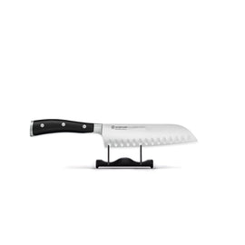 Wusthof - Klassisches Ikon Santoku mit Noppen 17 cm Wusthof - Classic Ikon Santoku met kuiltjes 17 cm Santokumes Wusthof