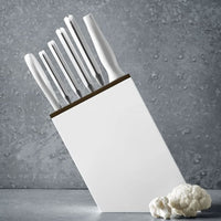 Wusthof - Classic Messenset 6-delig Wit met blok Messenset met blok Wusthof