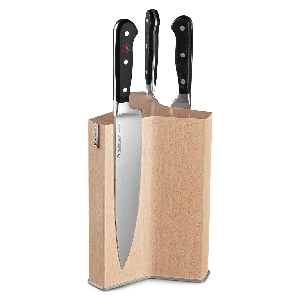 Wusthof - Magnetisch Messenblok voor 6 messen - Beukenhout Magnetisch messenblok Wusthof