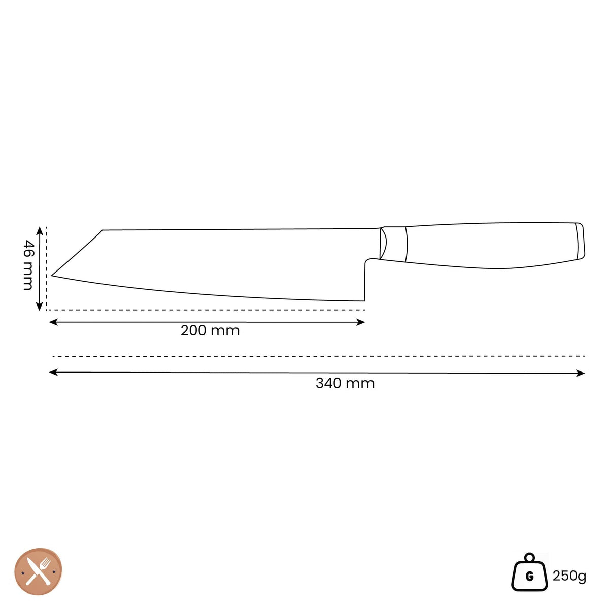 Yaxell - Ran Kiritsukemes 20 cm Kiritsukemes Yaxell