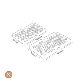 Zwilling - Fresh & Save Einlegegitter-Kunststoffboxen M/L 2 Stück Zwilling - Fresh & Save Inlegrooster plastic dozen M/L 2 stuks Zwilling