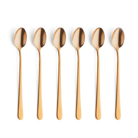 Amefa - Austin 6 Latte-Löffel - Mattgold Amefa - Austin 6 Latte Lepels - Mat Goud Latte lepels Amefa