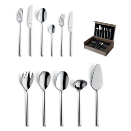 Amefa - Ventura 78-teiliges Besteckset für 12 Personen - Silber Amefa - Ventura 1924 78-pc Cutlery set in wooden canteen Amefa