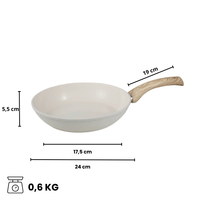 By C&P - Go Ivory Koekenpan 24 cm By C&P