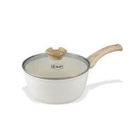 By C&P - Go Ivory Steelpan 18 cm met glazen deksel Steelpan By C&P