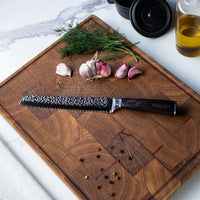 Hammered RVS Broodmes 20 cm Shinrai Japan