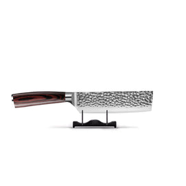 Shinrai Knives - Nakiri aus gehämmertem Edelstahl 18 cm Hammered RVS Series - Nakiri mes Shinrai Japan