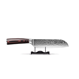 Shinrai Knives - Santoku aus gehämmertem Edelstahl 18 cm Hammered RVS Series - Santoku mes (18cm) Shinrai Japan