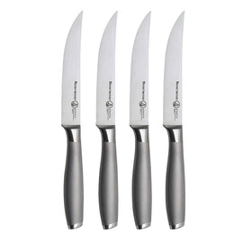Messermeister - Avanta 4-teiliges silbernes Steakmesserset Messermeister - Avanta 4-delige zilvere steak messenset Messensets Messermeister