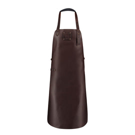 Witloft - Klassische Lederschürze XXL Dunkelbraun Witloft - Classic Leren Schort XXL Donkerbruin Schort leer Witloft