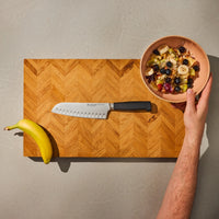 Wüsthof - Couteau Santoku Partner demi-bloc, à alvéoles, 17 cm