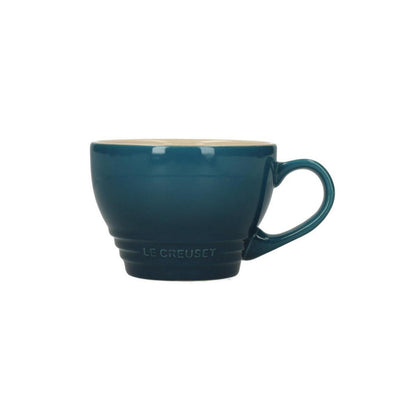 LeCreuset - Grande tasse à cappuccino bleu sarcelle profond 0,4 l