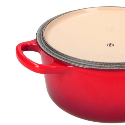 Le Creuset - Braten- / Schmortopf Signature rund Kirschrot 24cm 4,2l