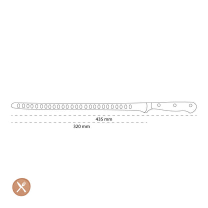 Wüsthof - Klassisches Lachsmesser mit Löchern 32 cm