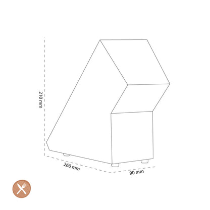 Wusthof - Ensemble de couteaux classique 7 pièces avec bloc de bois de hêtre