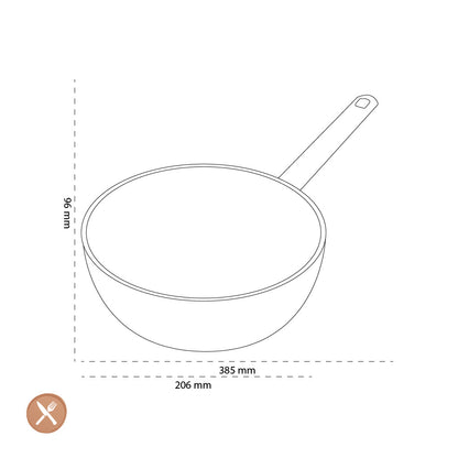 Demeyere - Apollo 7 Konische Schmorpfanne 20 cm