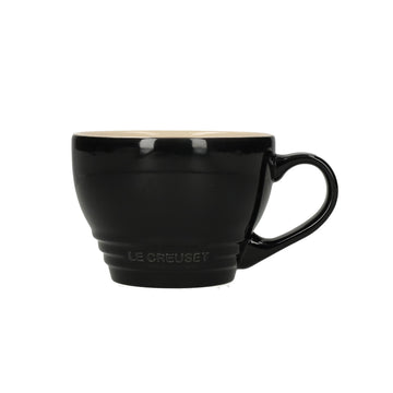 LeCreuset - Große Cappuccinotasse Ebenholzschwarz 0,4l