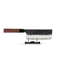 Shinrai Knives - Kurayami Damascus Nakiri Messer 18 cm