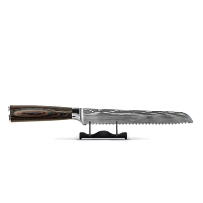 Shinrai Knives - Damastdruck-Serie - Brotmesser