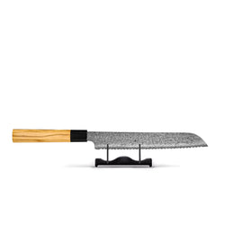Shinrai Japon - Couteau à Pain Takumi Kaza Damas 20 cm