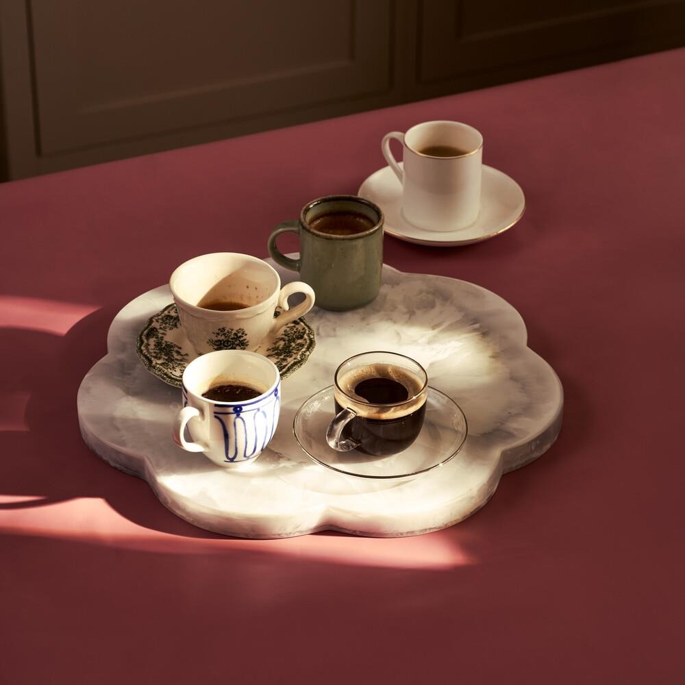 Addison Ross - Servierplatte - Scallop White