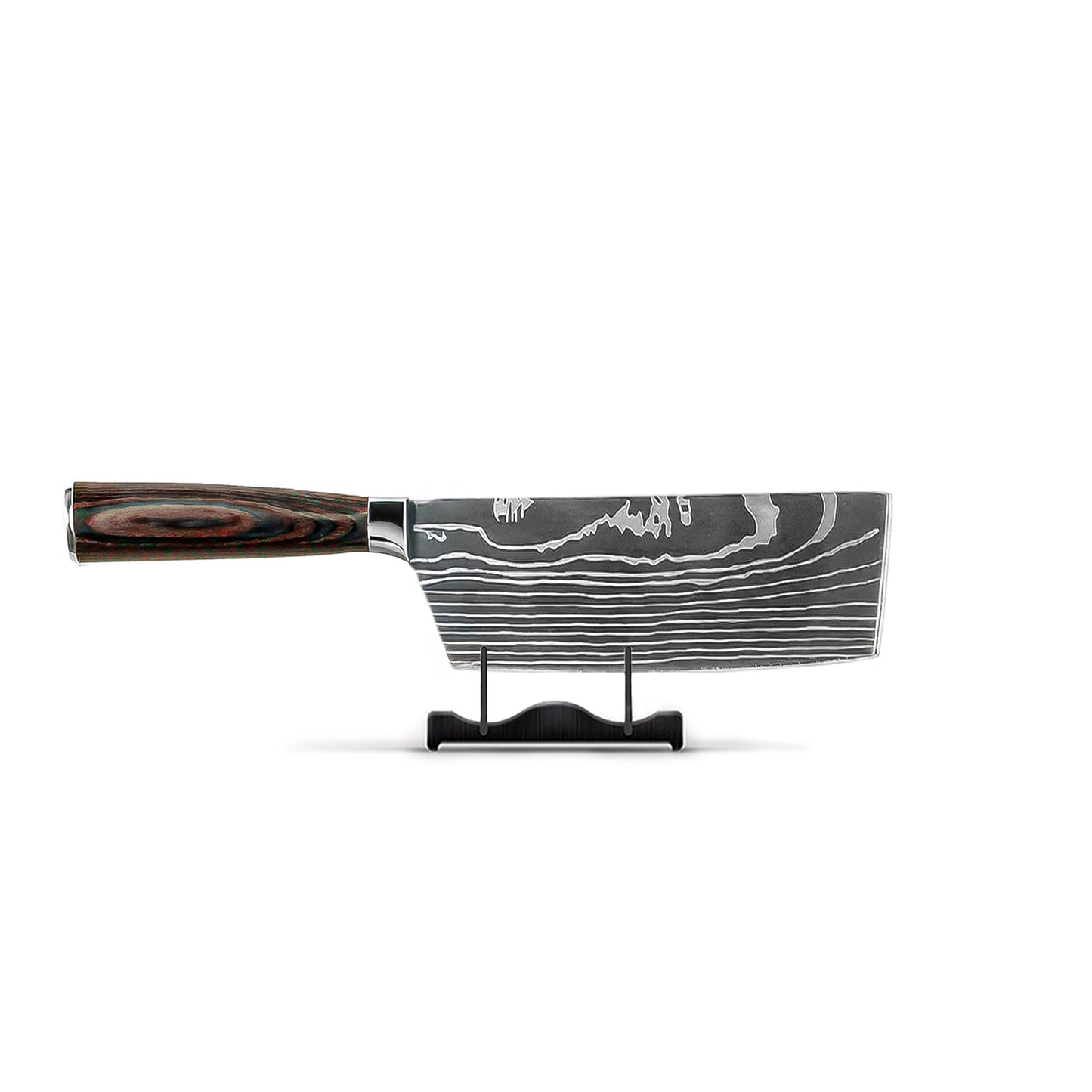 Shinrai Knives - Damascus Print 15-teiliges Messerset - Master Collection XXL-Set + Block