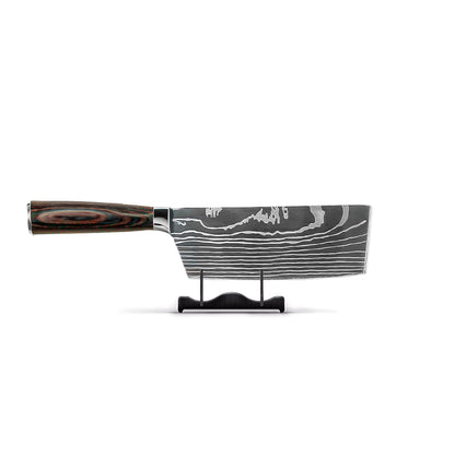 Shinrai Knives - Damascus Print 15-teiliges Messerset - Master Collection XXL-Set + Block