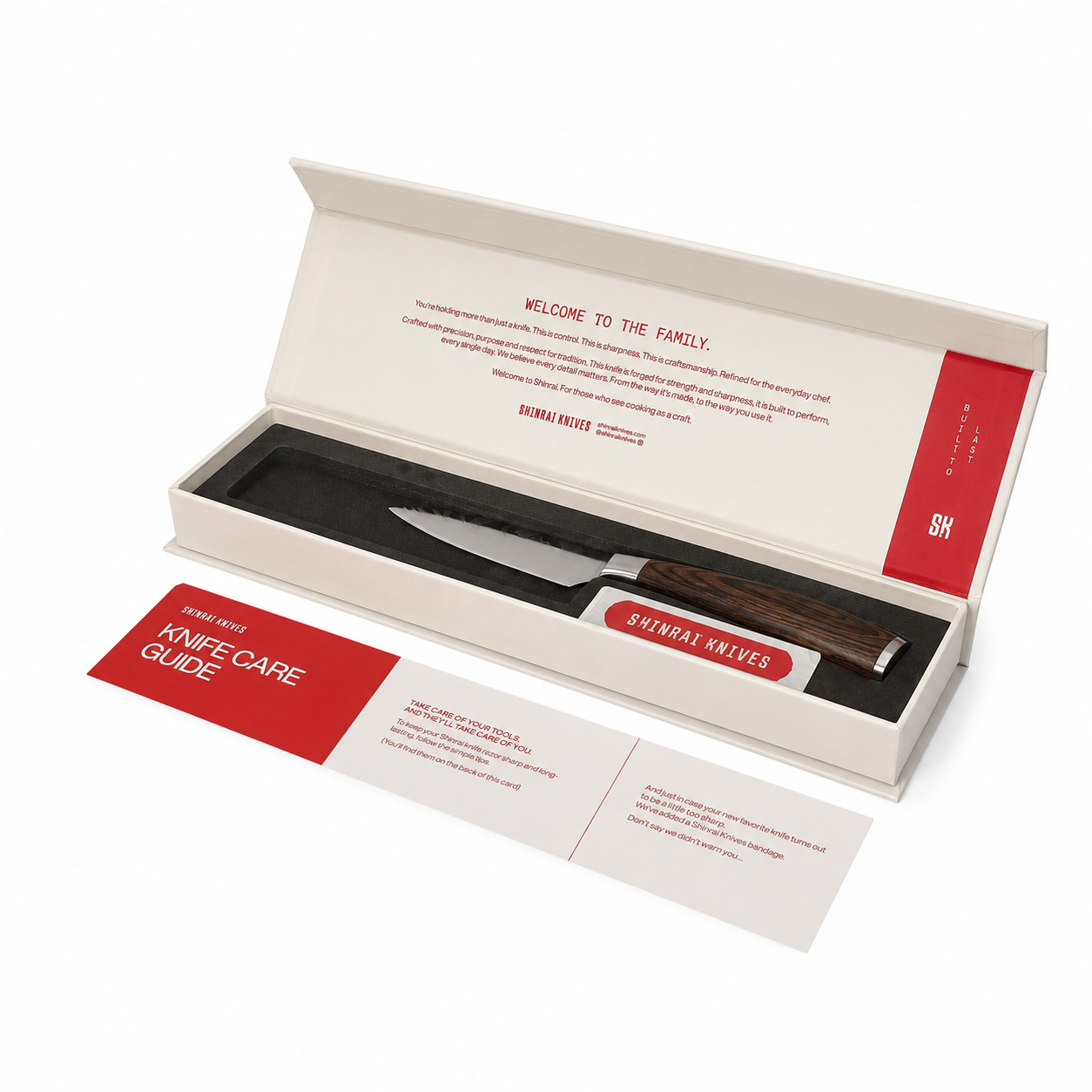 Shinrai Knives -  Damastdruck-Serie - Schäler