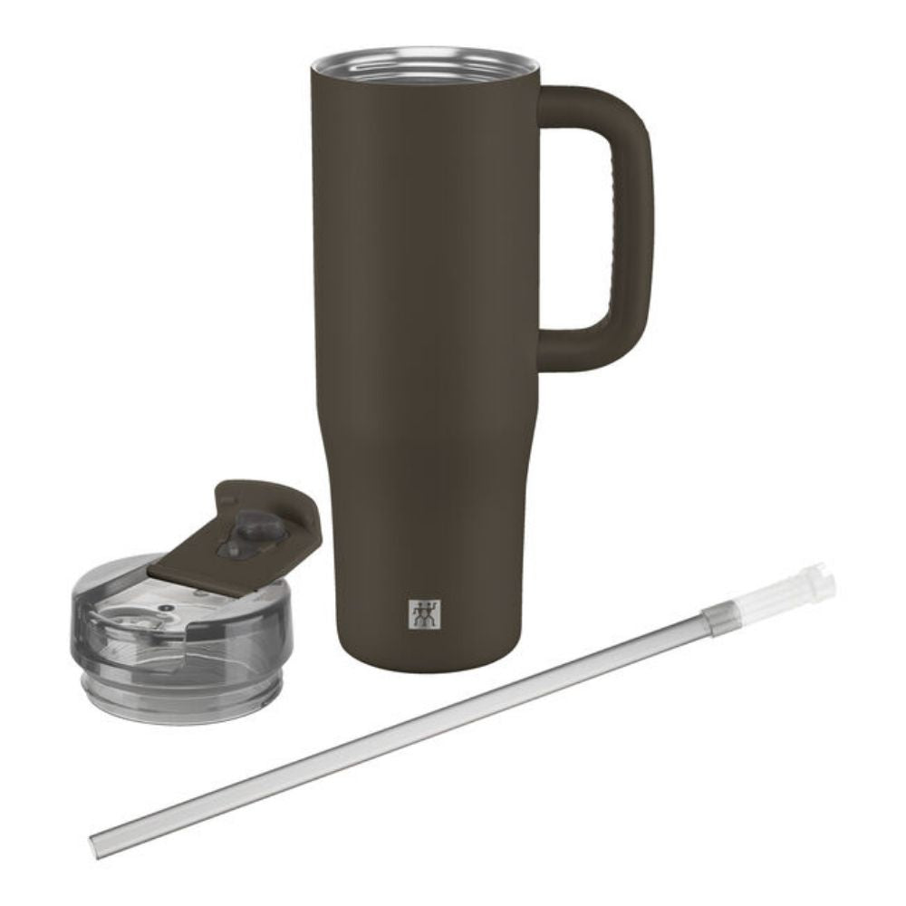 Zwilling - Thermo Plus | Schokolade | 900 ml | Thermobecher mit Strohhalm