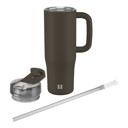 Zwilling - Thermo Plus | Schokolade | 900 ml | Thermobecher mit Strohhalm