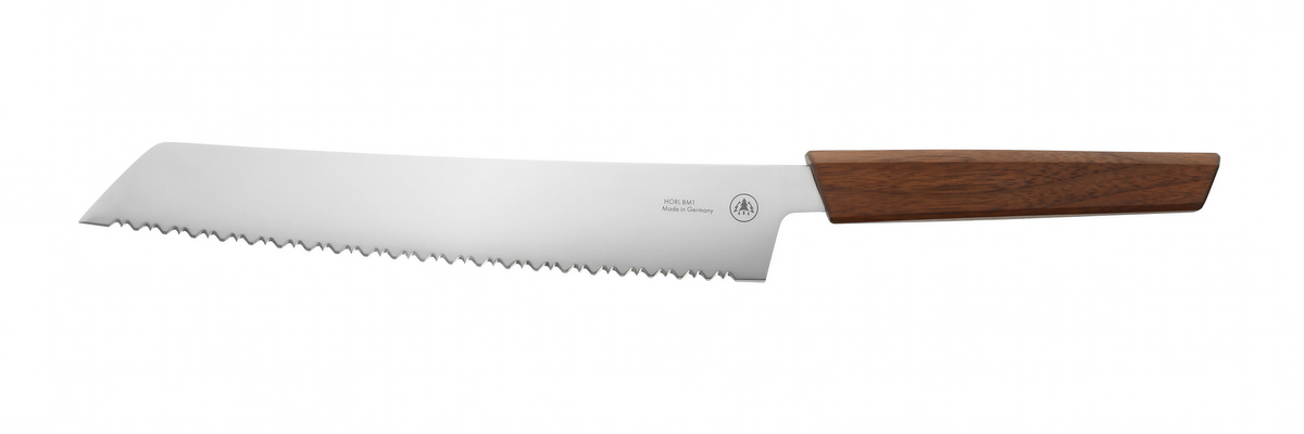Horl - Brotmesser Walnussholz - Triple Pro Cut beidseitig gezahnt
