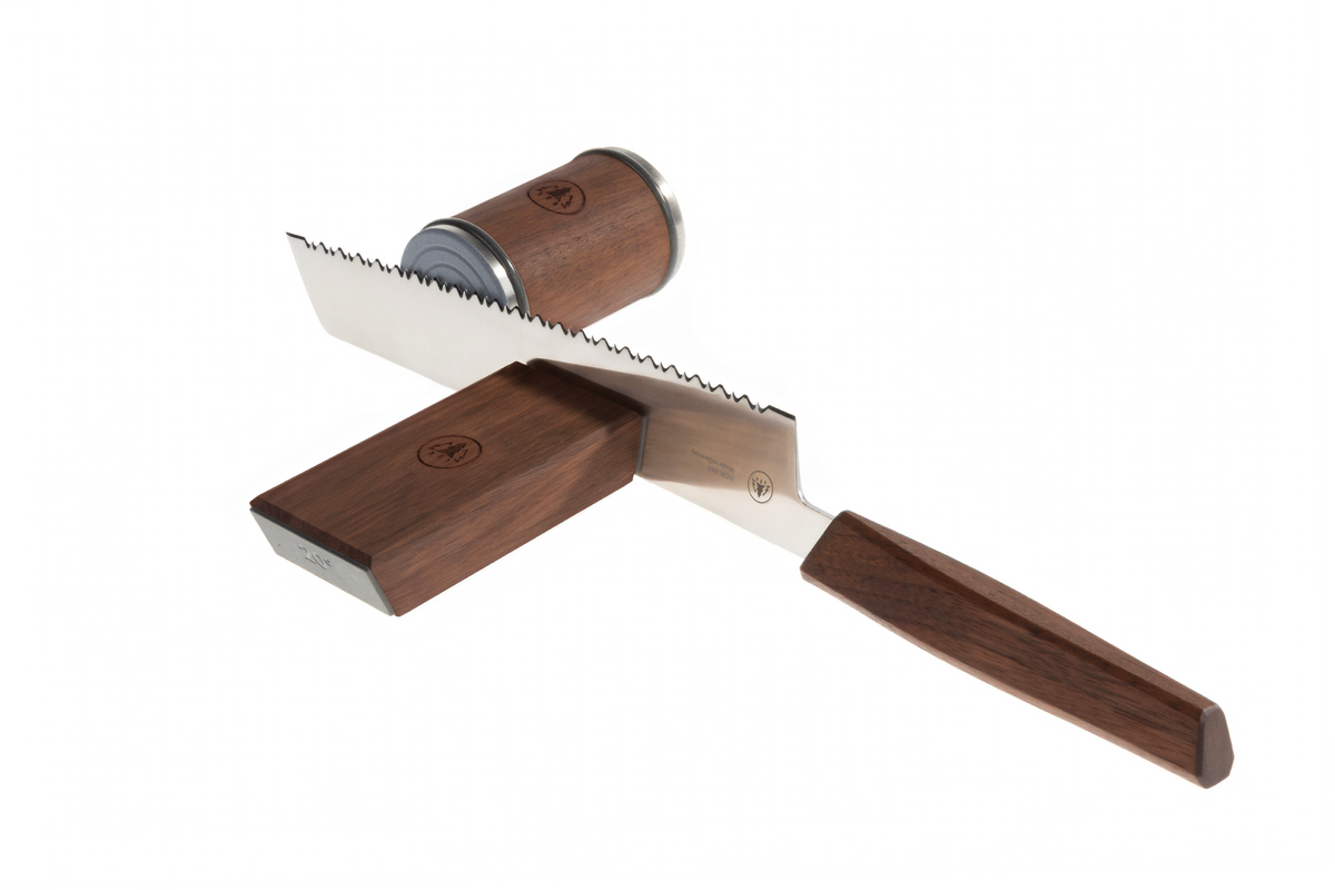 Horl - Brotmesser Walnussholz - Triple Pro Cut beidseitig gezahnt
