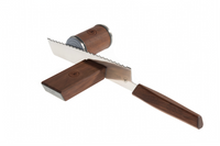 Horl - Brotmesser Walnussholz - Triple Pro Cut beidseitig gezahnt