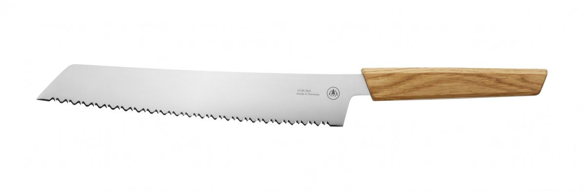 Horl - Brotmesser Eichenholz - Triple Pro Cut Doppelseitig gezahnt