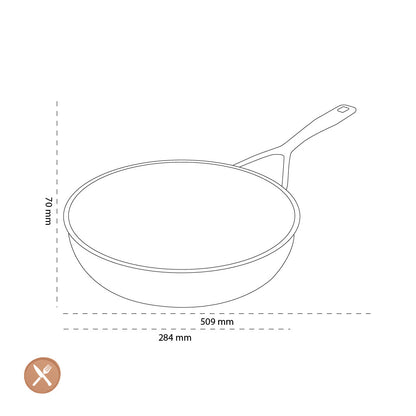 Demeyere - Alu Pro 5 Ceraforce Hohe Bratpfanne 28 cm