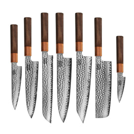 Shinrai Knives – Kigami Exklusives 7-teiliges Damastmesserset