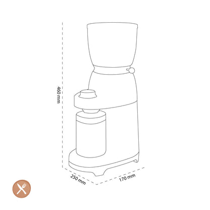 Smeg - Kaffeemühle | Weiß | 1950er Jahre | Kaffeemühle