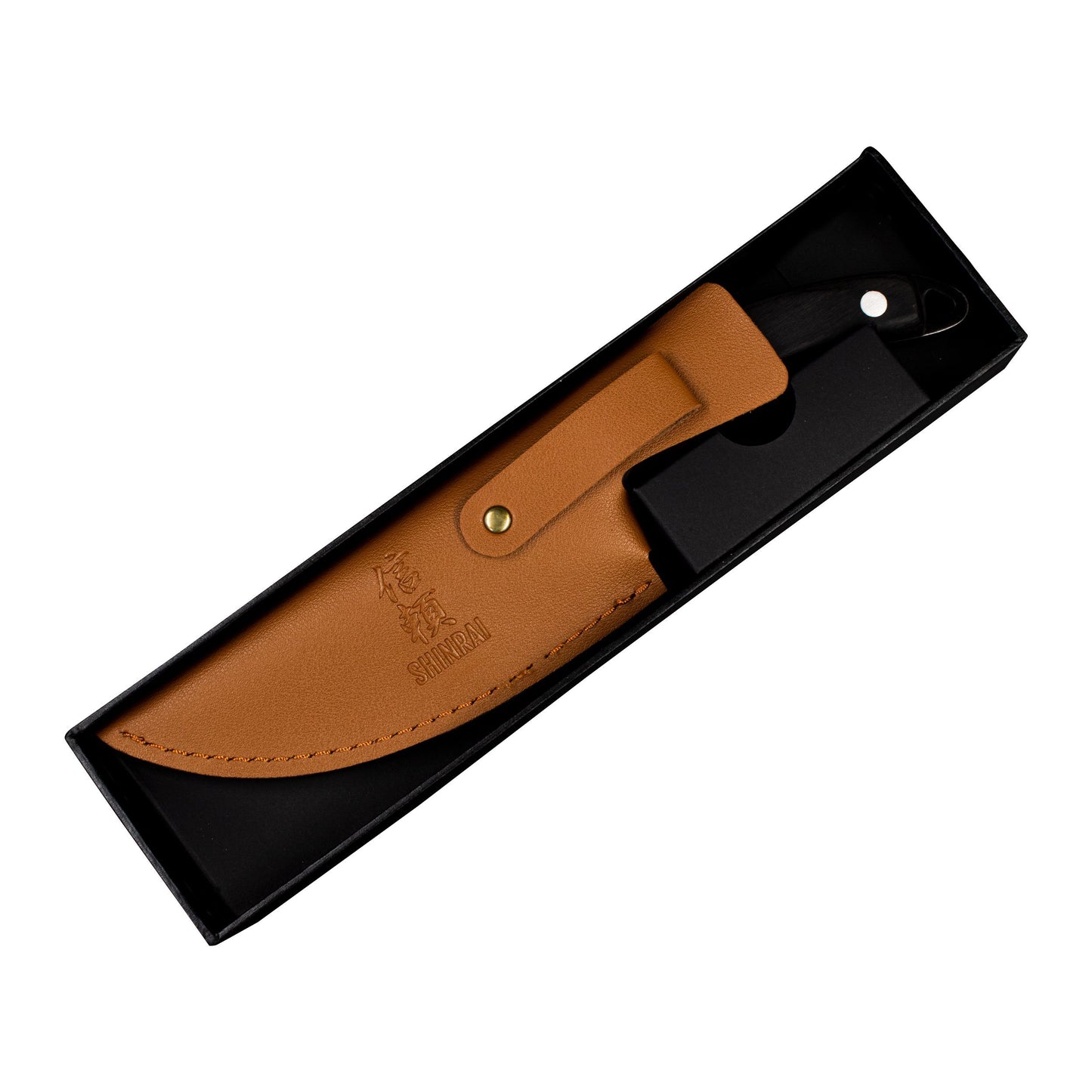 Shinrai Knives - Gehämmerter rostfreier Stahl Gladiator Series - Universal-Kochmesser mit Holster