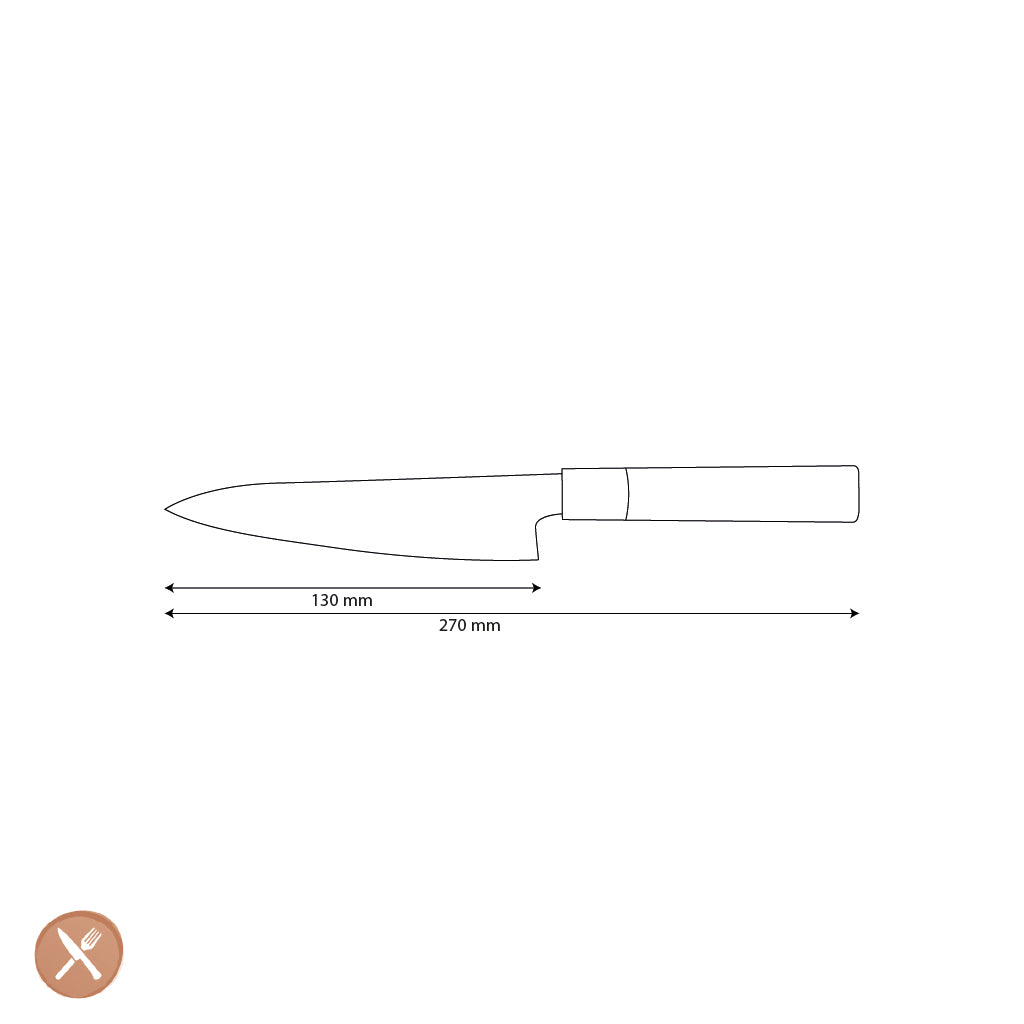 Shinrai Japon - Couteau d'office Takumi Kaza Damas 13 cm