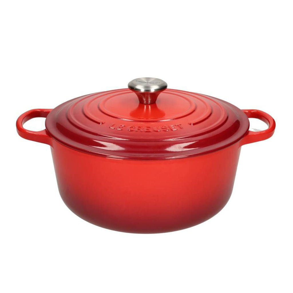 Le Creuset - Braten- / Schmorpfanne Signature rund Kirschrot 28cm 6,7l