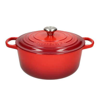 Le Creuset - Braten- / Schmorpfanne Signature rund Kirschrot 28cm 6,7l